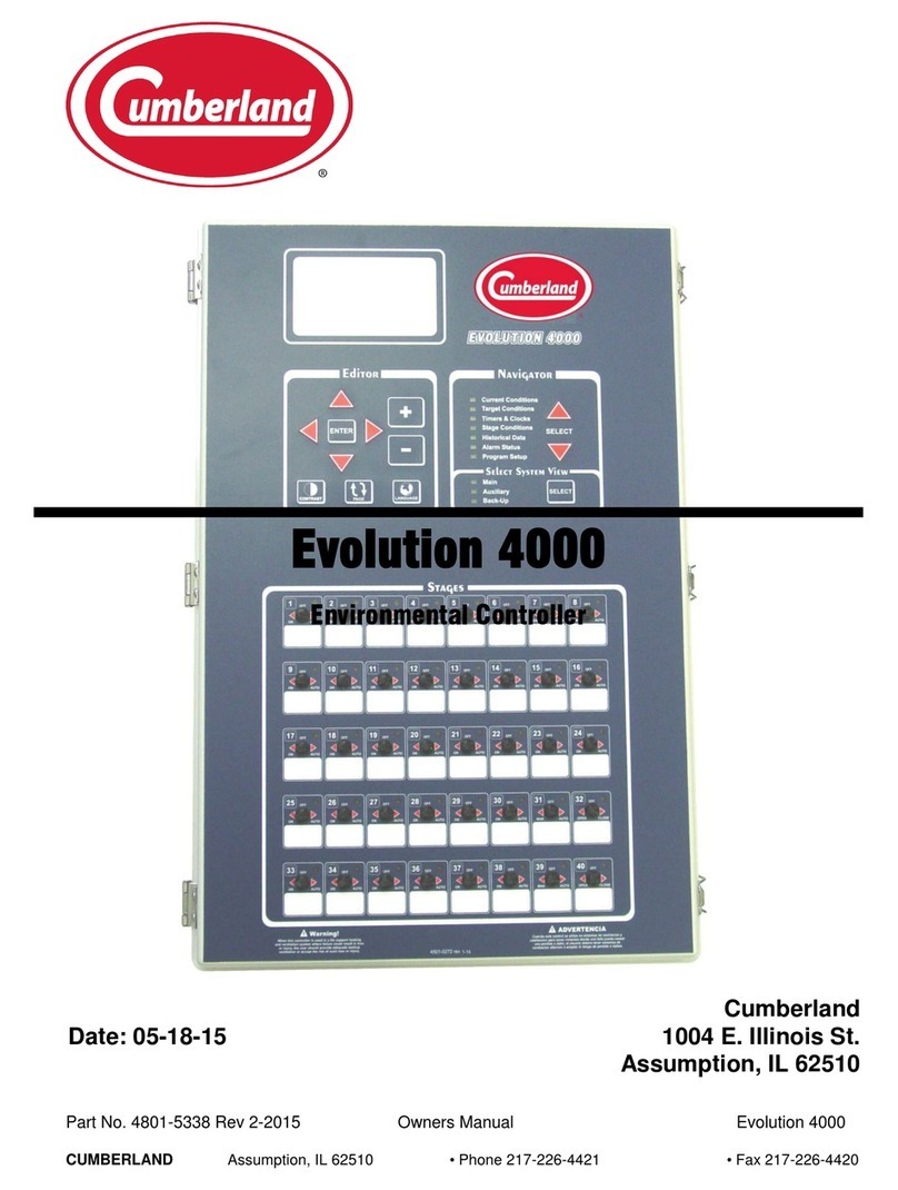 Cumberland Evolution 4000 owner's manual