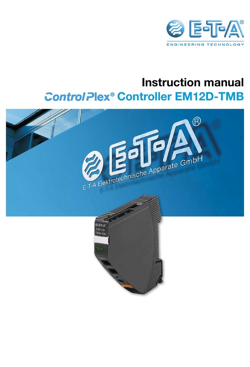 E-T-A EM12D-TMB Series User manual