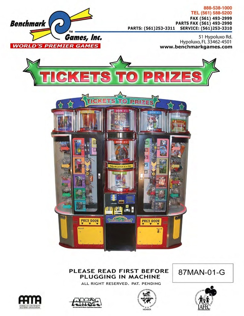 Benchmark Games Tickets To Prizes User manual