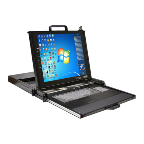 Rose electronics RackView Dual Rail RV1-CDKVT19/DVI Installation and operation manual