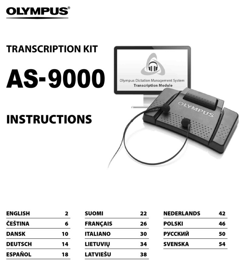 Olympus AS-9000 User manual