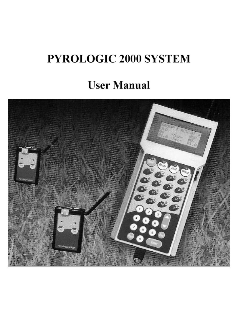 PYROLOGIC 2000 SYSTEM User manual
