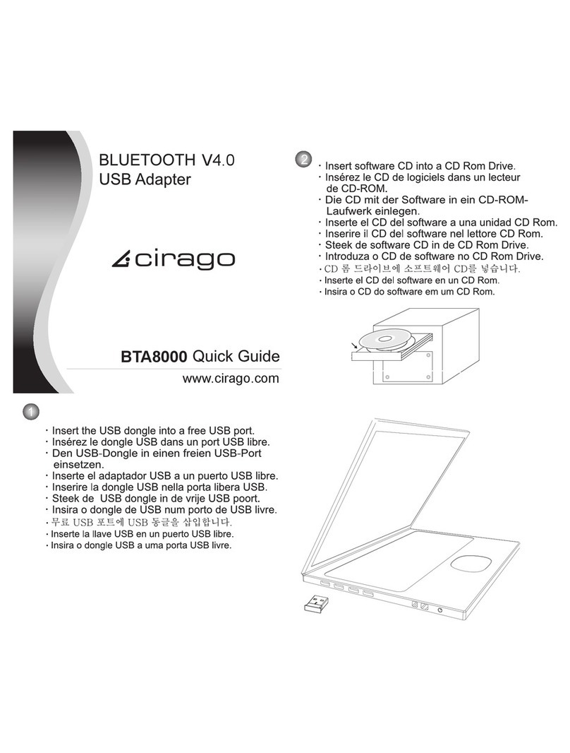 Cirago BTA8000 User manual