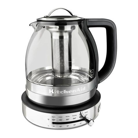 KitchenAid KEK1322SS Specification sheet