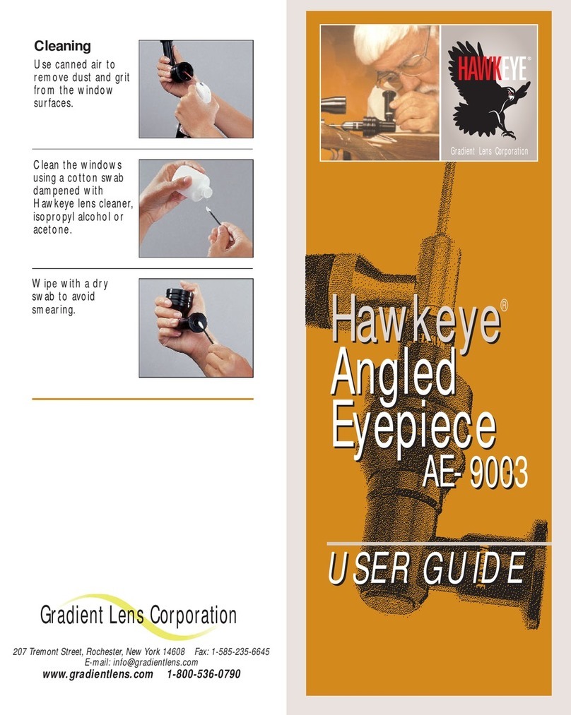 Gradient Lens Hawkeye  AE-9003 user guide