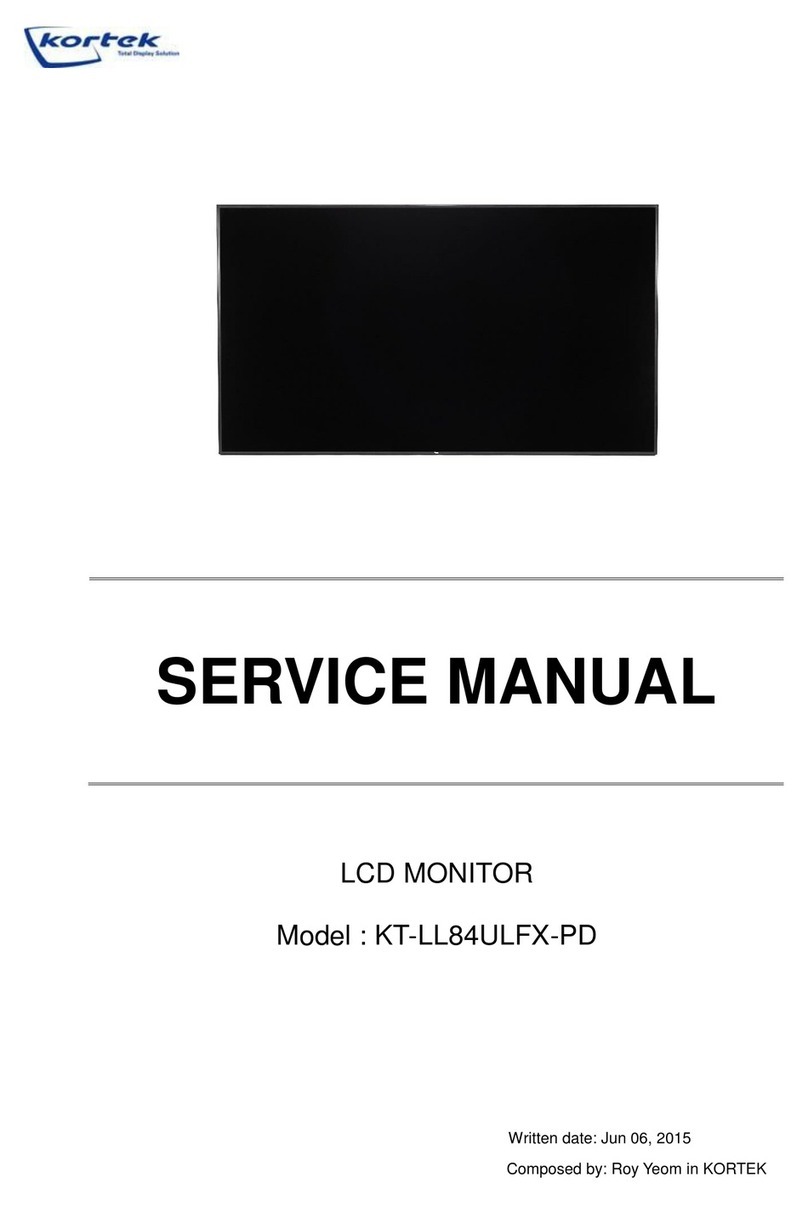 Kortek KT-LL84ULFX-PD User manual