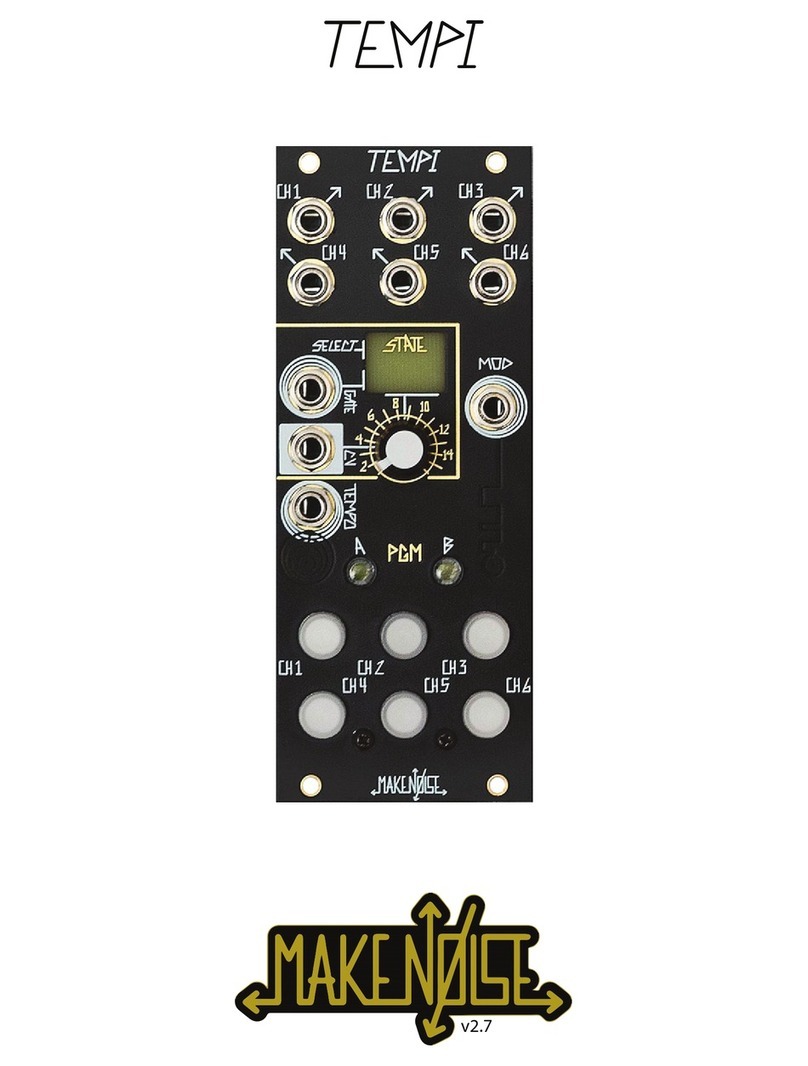 Make Noise TEMPI User manual
