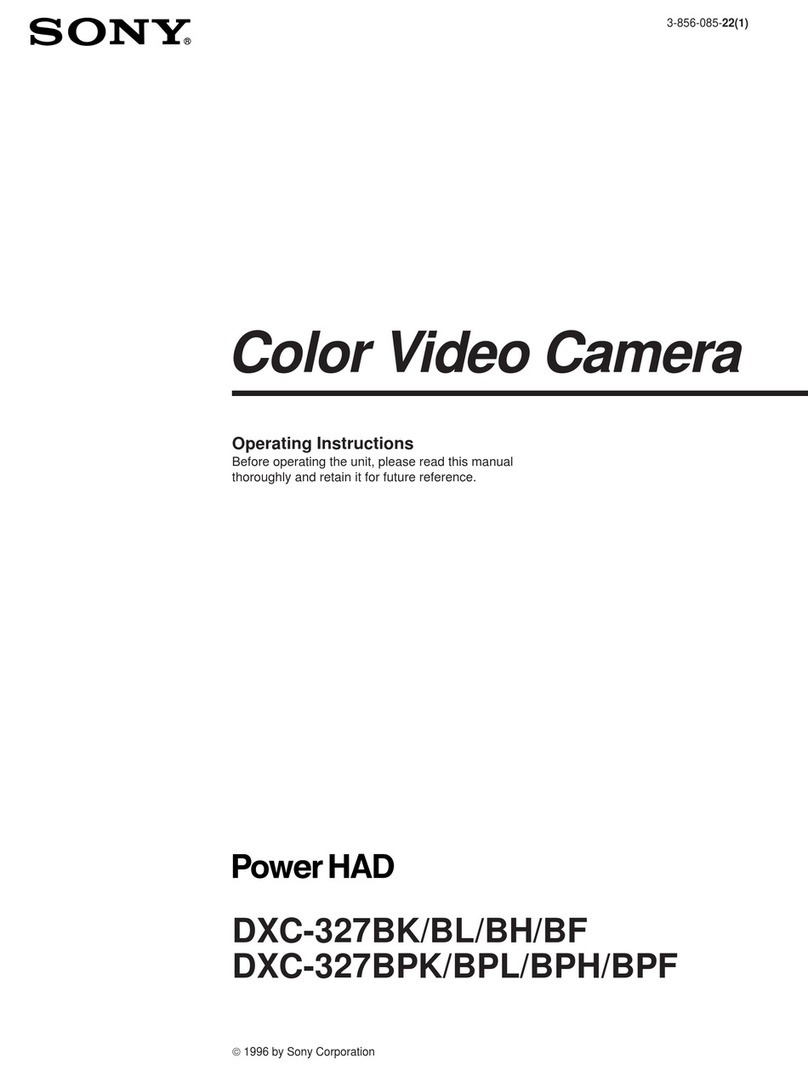 Sony DXC-327BK User manual
