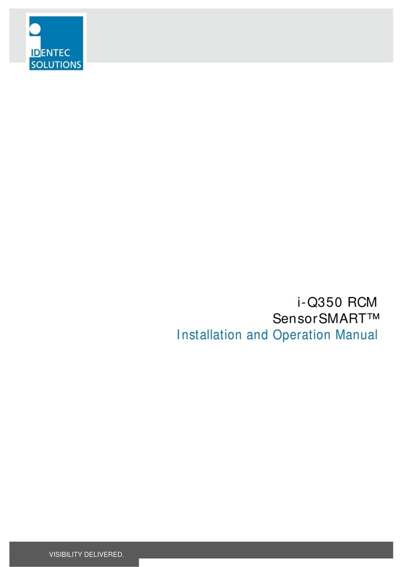IDENTEC SOLUTIONS i-Q350 RCM SensorSMART User manual