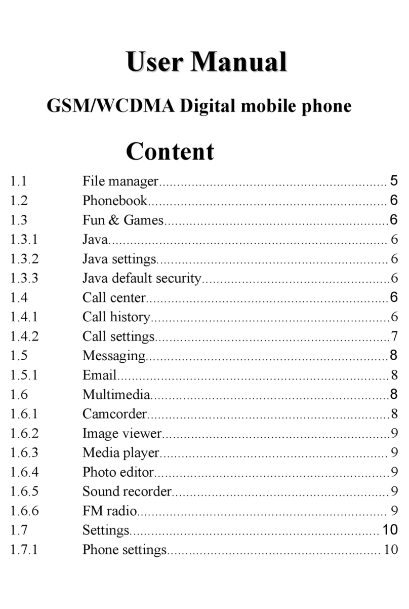 Bmobile W170 User manual Bmobile W170 User manual