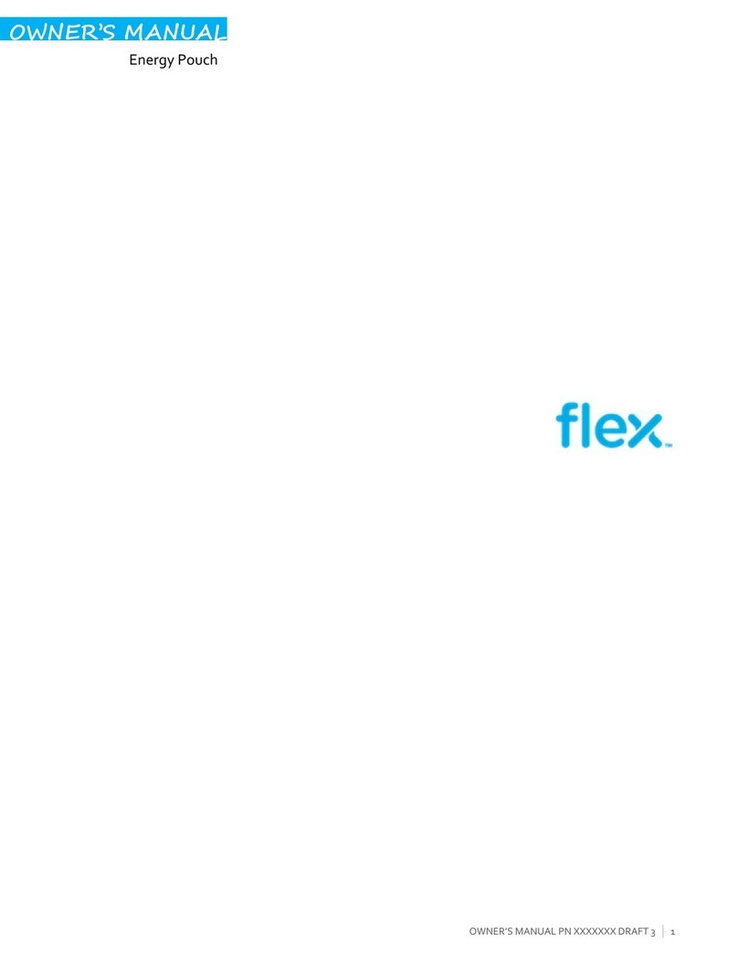 Flex Energy Pouch owner's manual