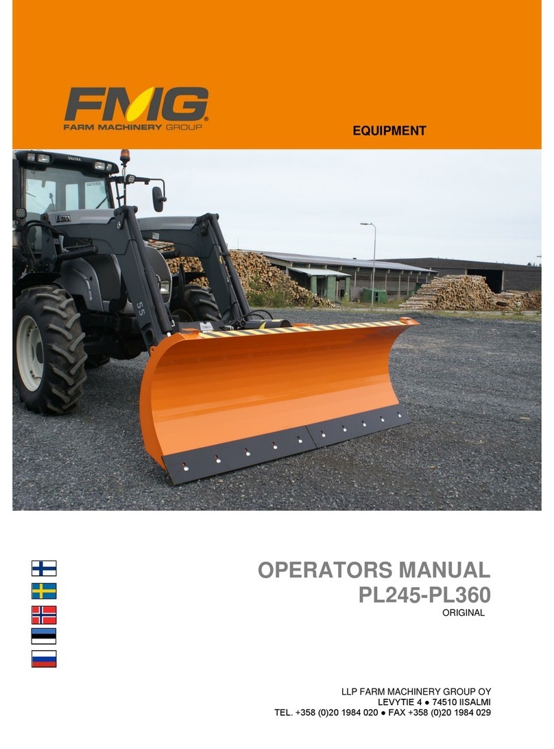 FMG PL245 Operator's manual