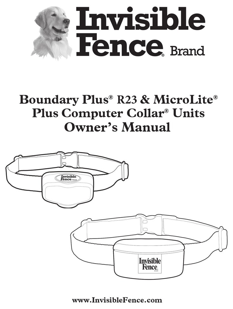 INVISIBLE FENCE Boundary Plus R23 owner's manual
