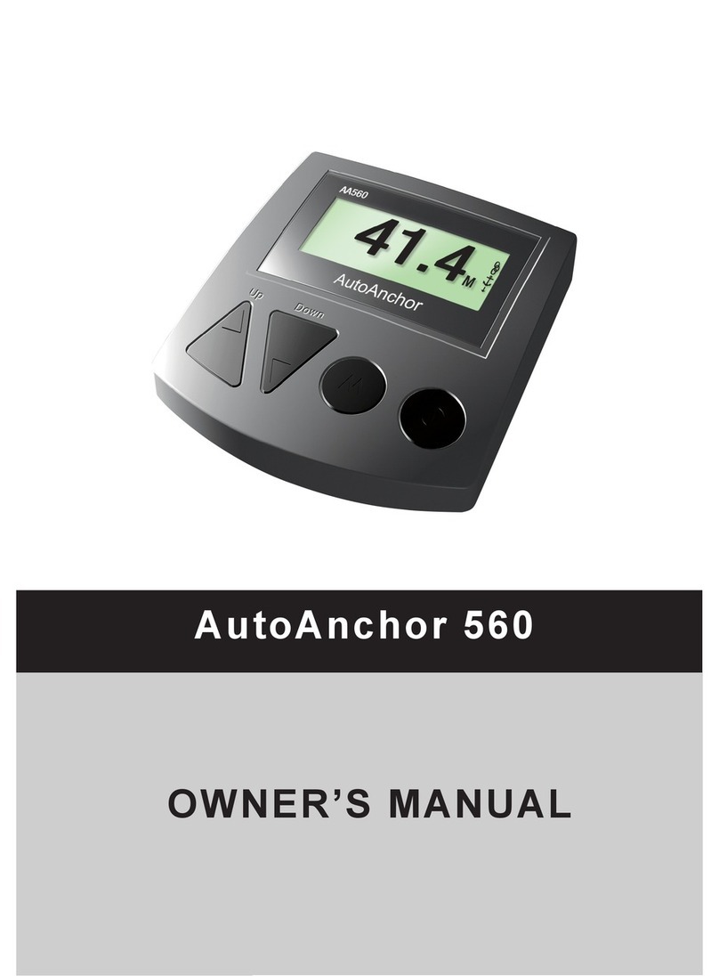 Auto Anchor 560 owner's manual