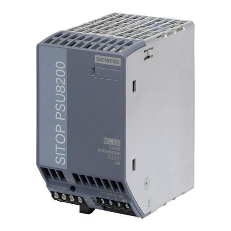 Siemens SITOP PSU8200 24 V/20 A User manual