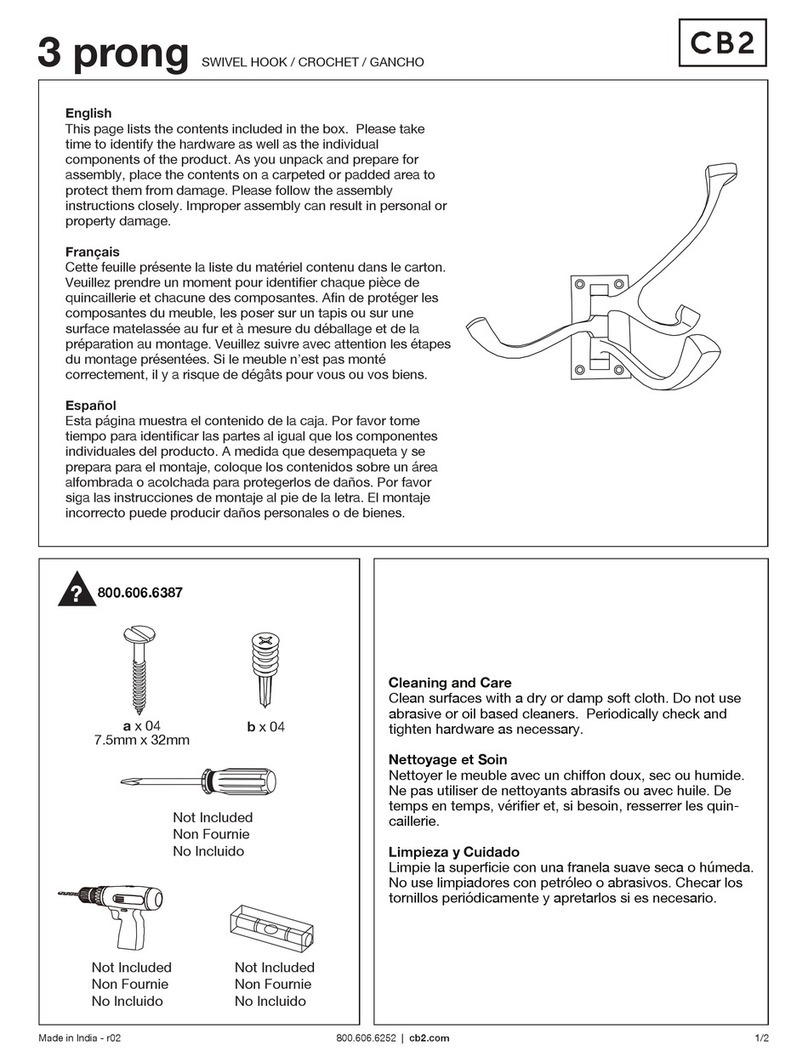 CB2 3 prong User manual