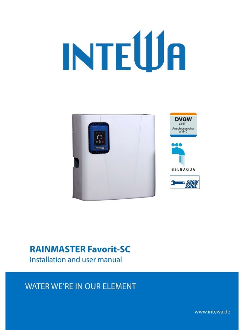 Intewa Rainmaster Favorit-SC 40 Installation and user manual