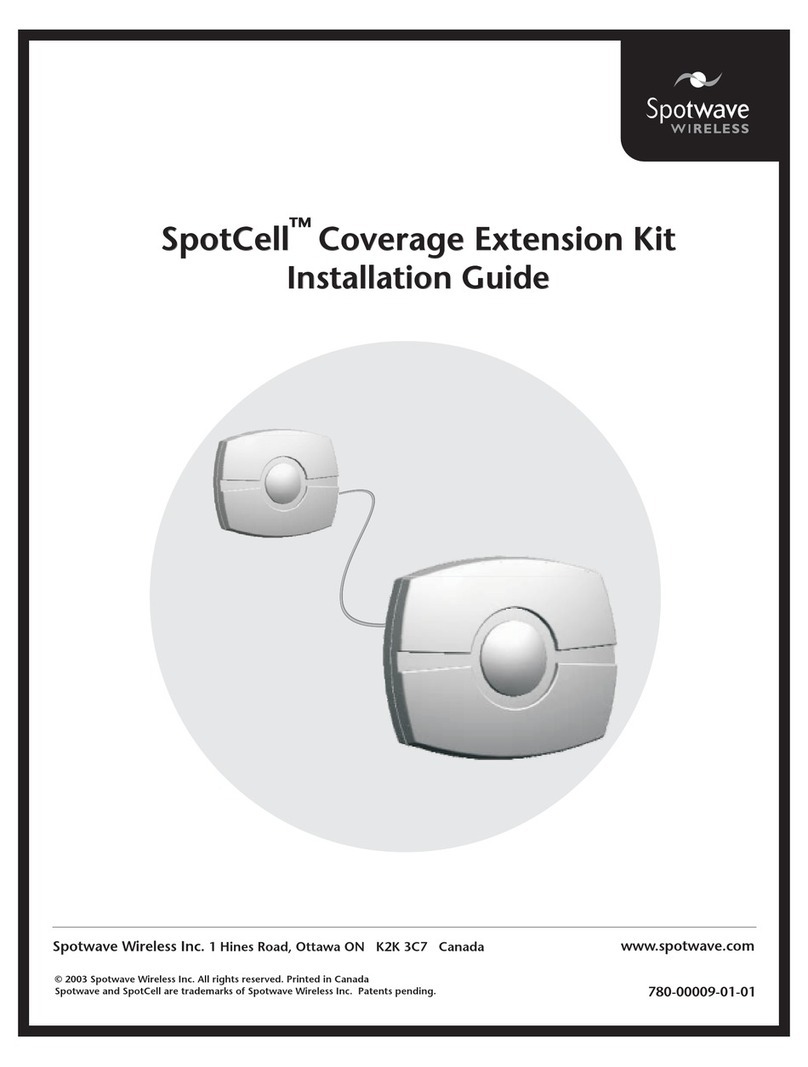 Spotwave Wireless SpotCell installation guide