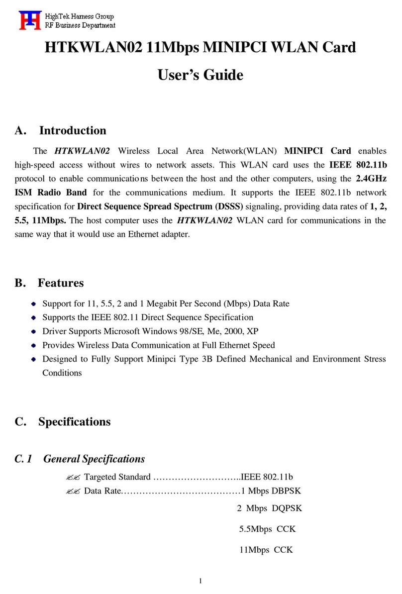 HighTek Harness Group HTKWLAN02 user guide
