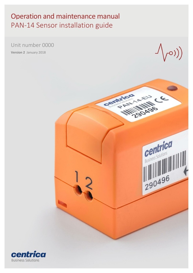 Centrica PAN-14 Owner's operation and maintenance manual
