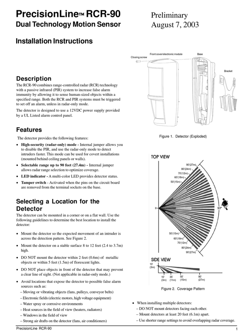 GE PrecisionLine RCR-90 User manual