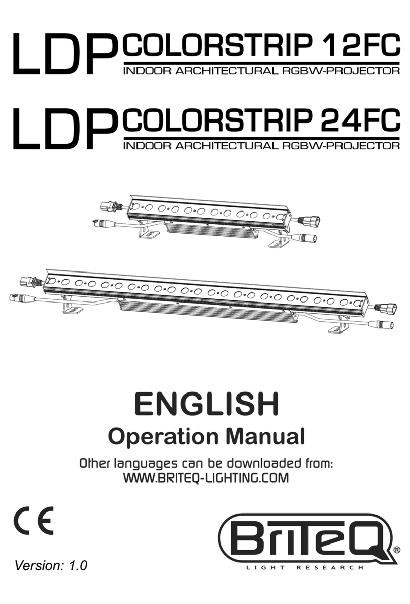 Briteq LDP COLORSTRIP 12FC Operation manual