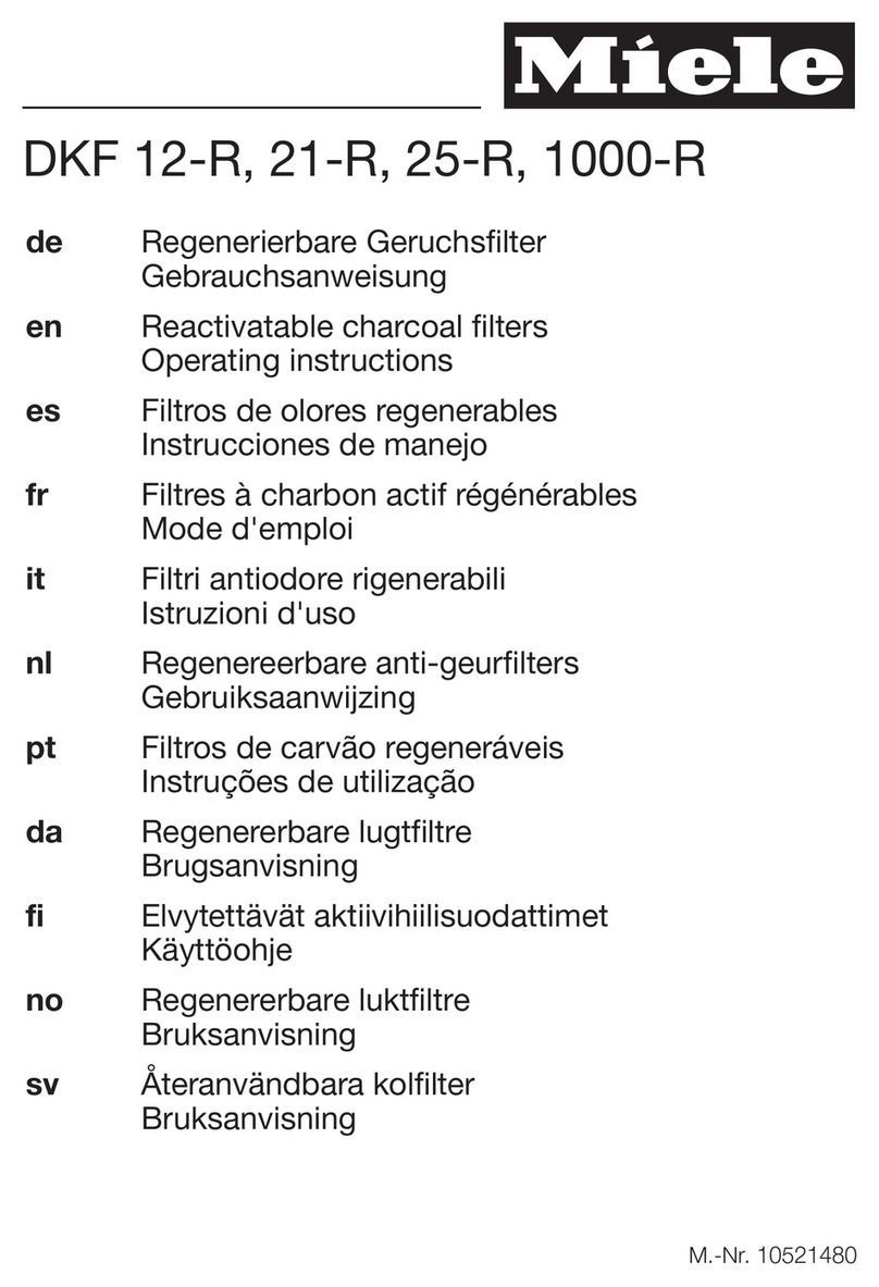 Miele DKF 12-R operating instructions