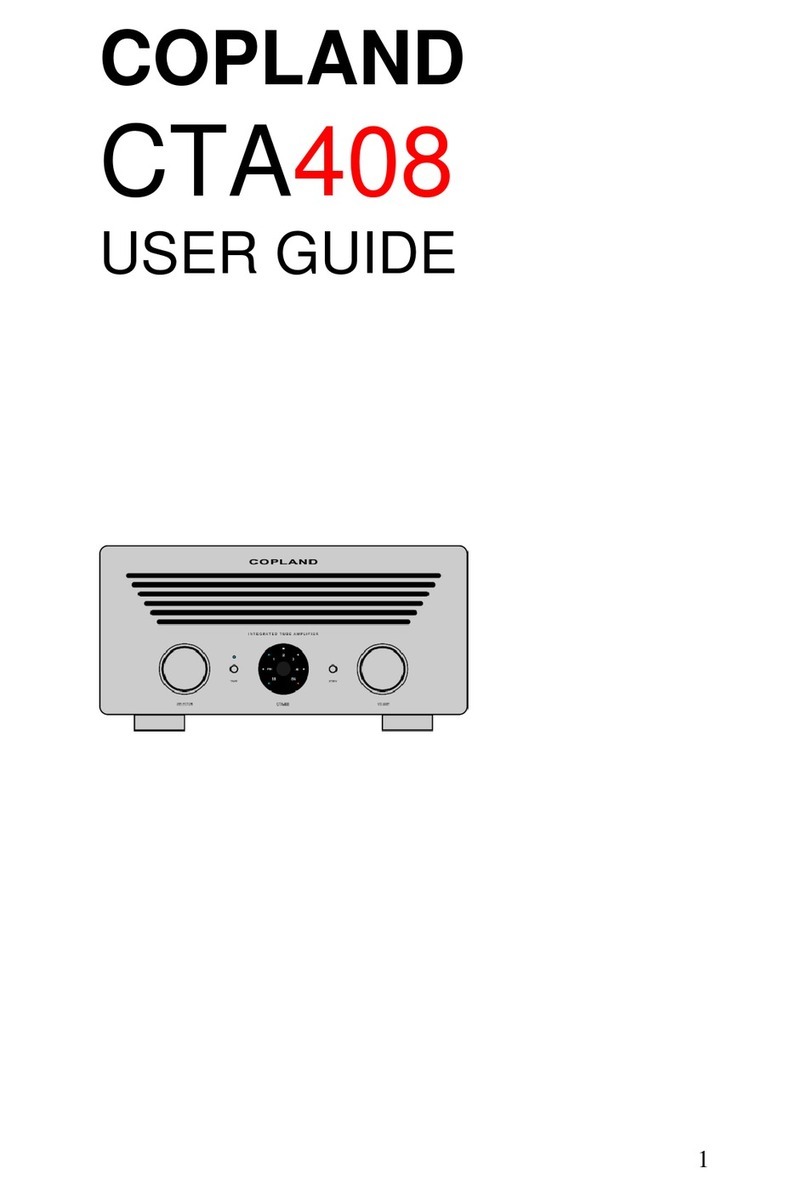 Copland CTA408 User manual