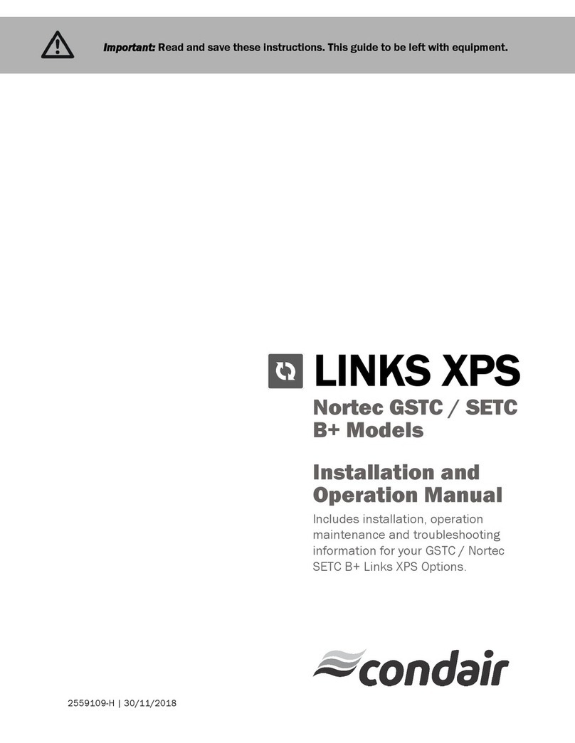 Condair Nortec GSTC User manual