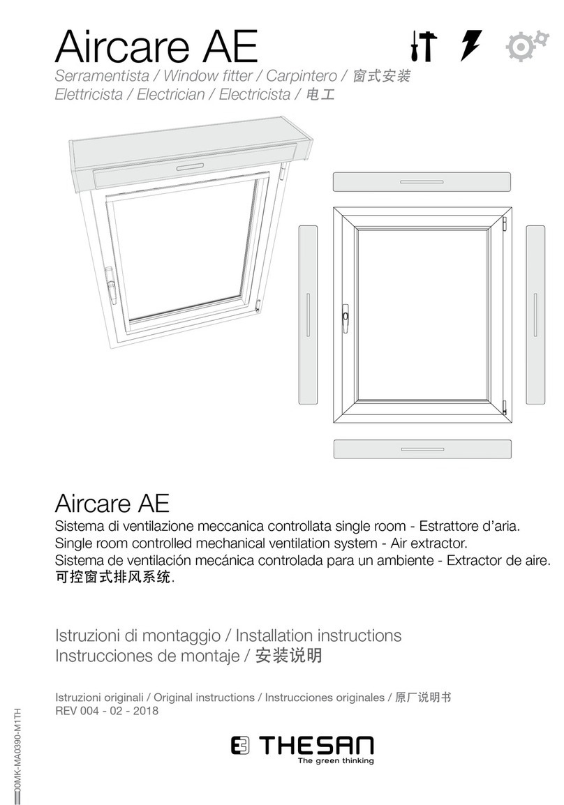 Thesan Aircare AE installation instructions