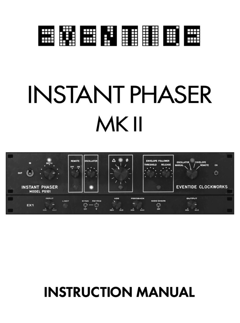 Eventide PS101 instruction manual