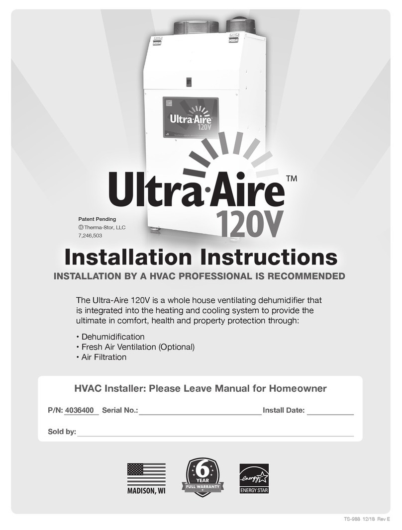 thermastor Ultra-Aire 120V installation instructions