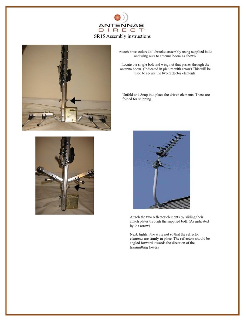 Antennas Direct SR15 User manual Antennas Direct SR15 User manual