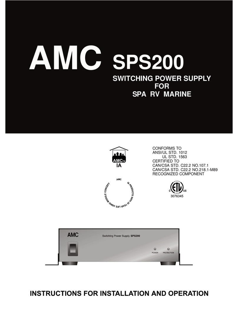 AMC SPS200 Instructions for installation and operation
