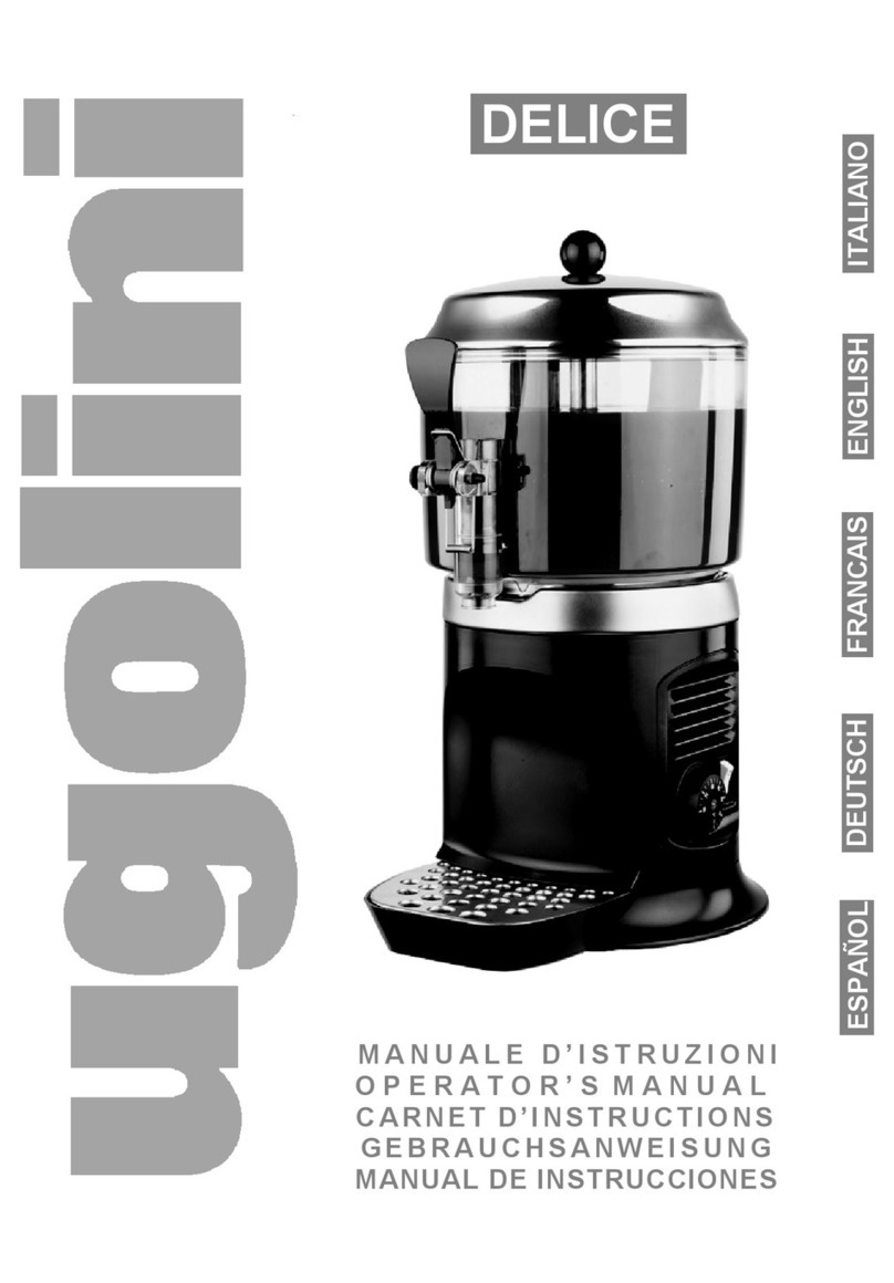 Ugolini Delice Operator's manual