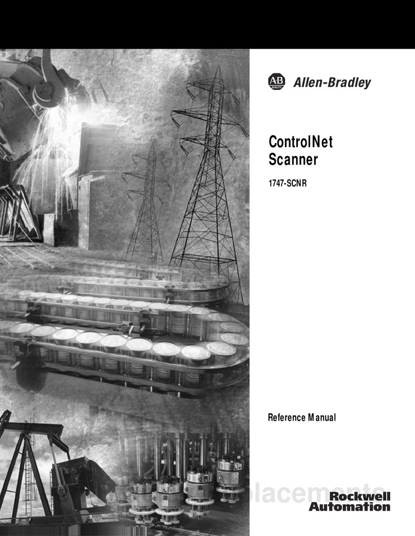Allen-Bradley ControlNet 1747-SCNR Reference manual