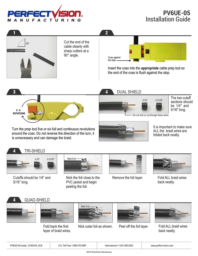 PerfectVision PV6UE-05 installation guide