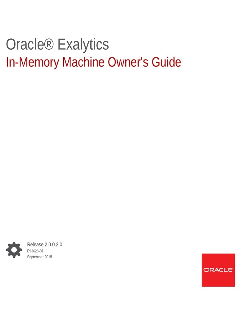 Oracle Exalytics In-Memory Machine User manual
