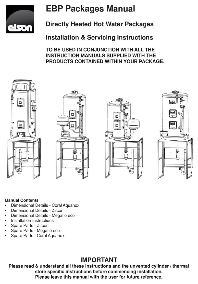 Elson Zircon Installation & servicing instructions