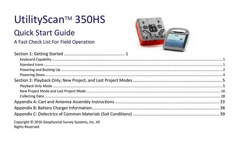 GSSI UtilityScan 350HS quick start guide