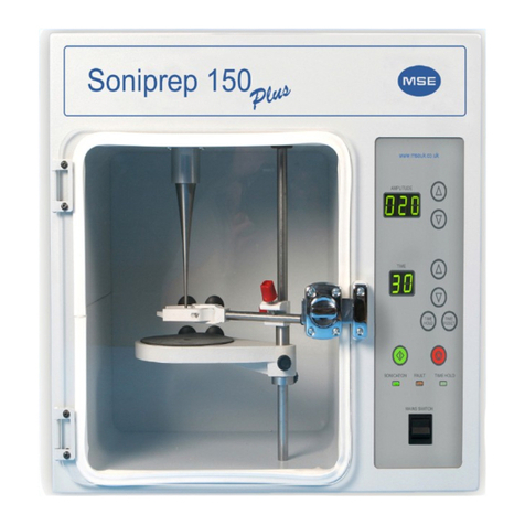 MSE Soniprep 150 Plus user manual
