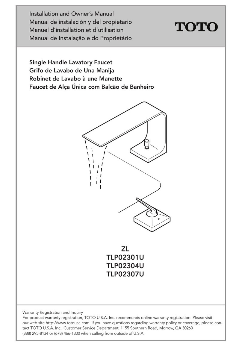 Toto ZL Series Installation instructions