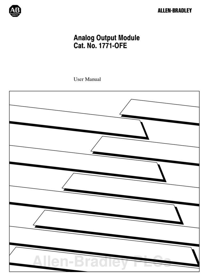 Allen-Bradley 1771-OFE User manual