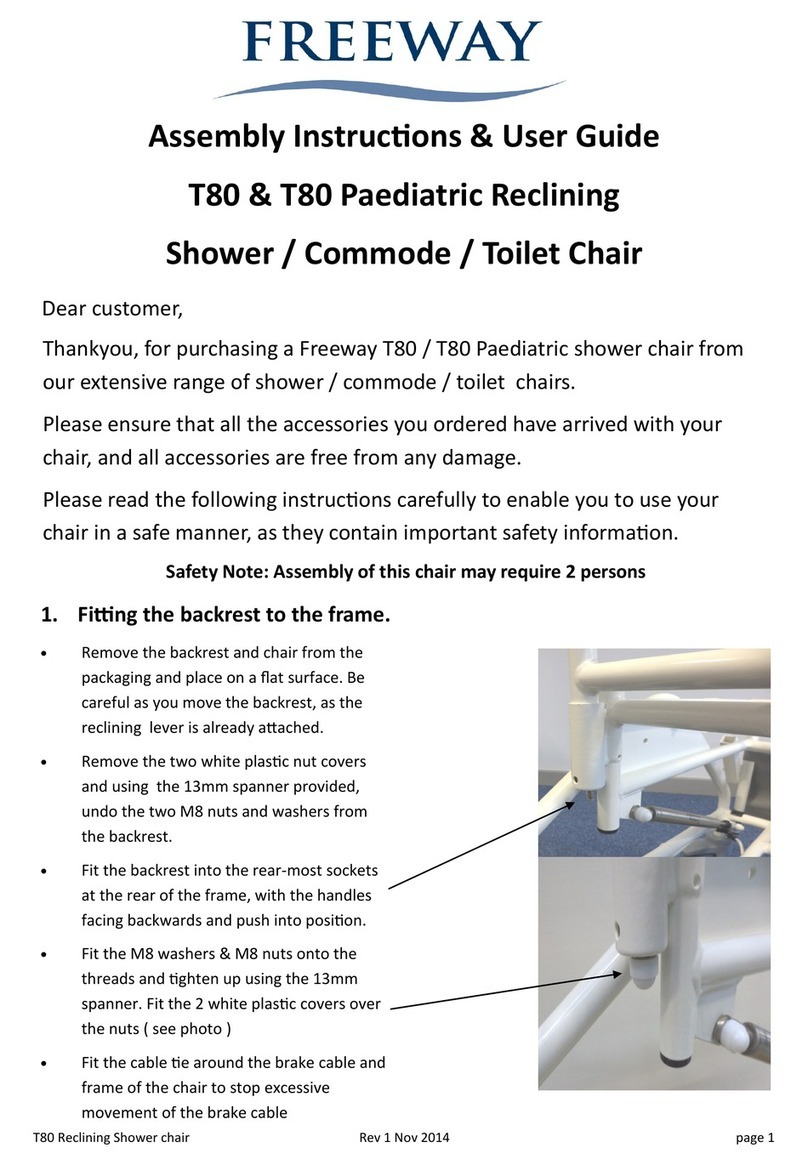 FREEWAY T80 Assembly Instructions & User Guide