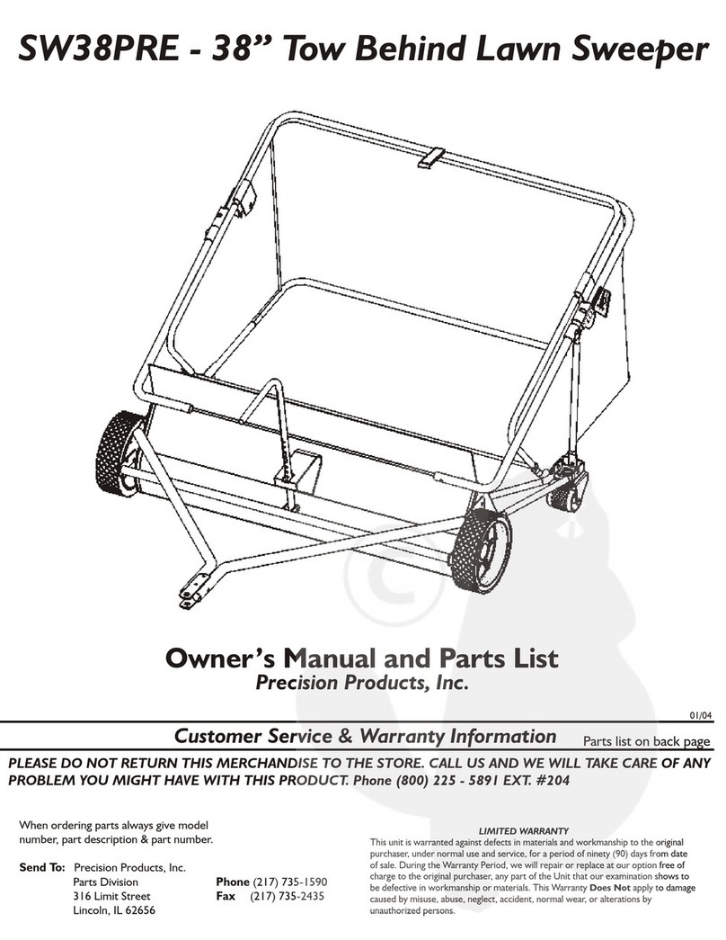 Precision Products SW38PRE User manual