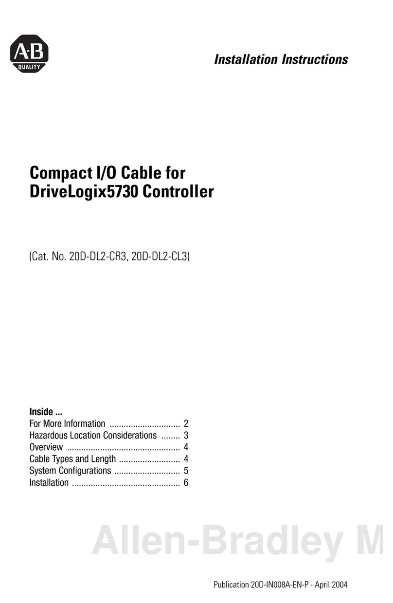 Allen-Bradley DriveLogix5730 User manual