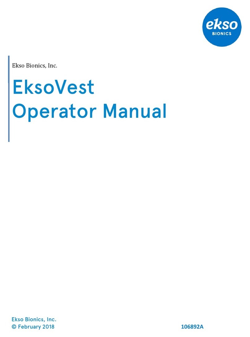 Ekso Bionics EksoVest Operator's manual