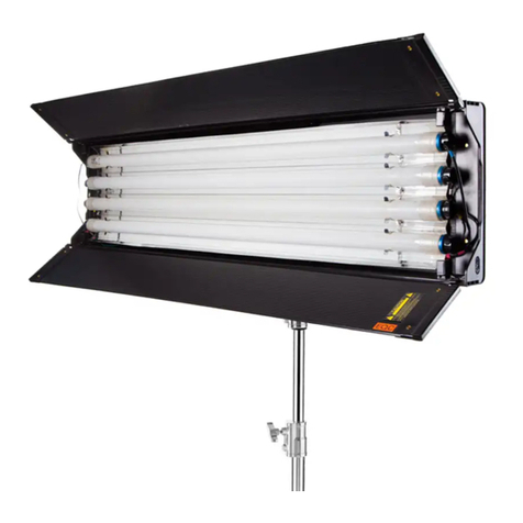 Kino Flo Tegra 4Bank Universal Operation manual