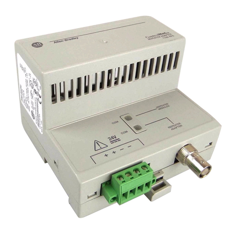 Allen-Bradley ControlNet 1786-RPA/B installation instructions