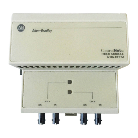 Allen-Bradley ControlNet 1786-RPFM User manual